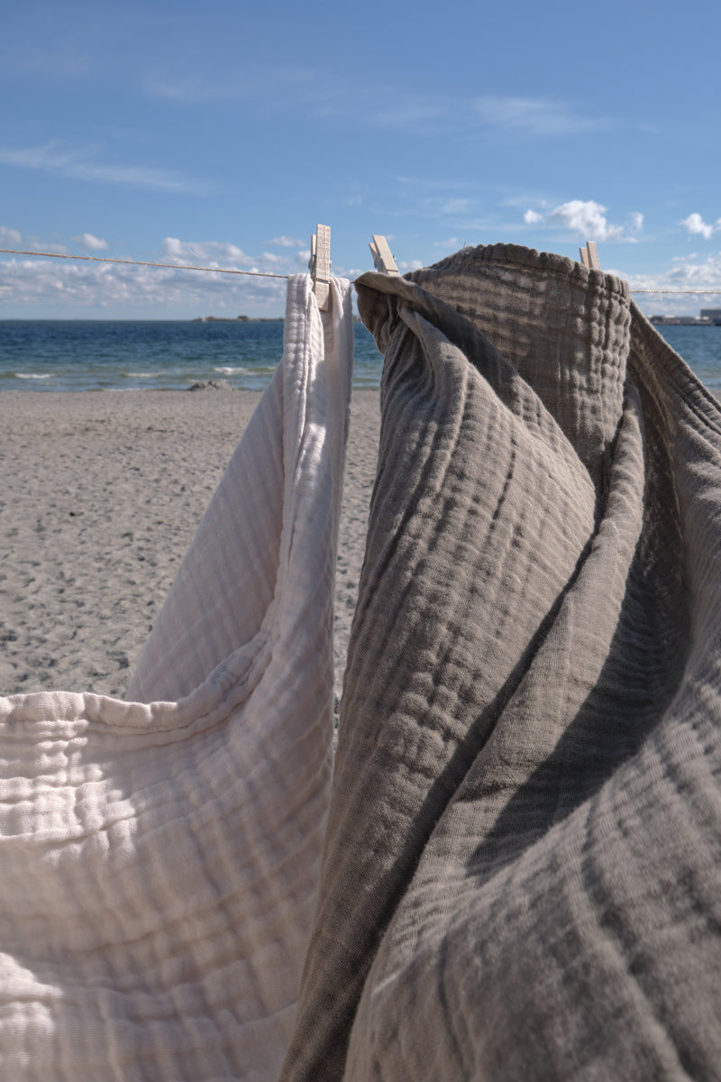 Telo asciugamano brezza in garza di cotone bio - CASAGIN