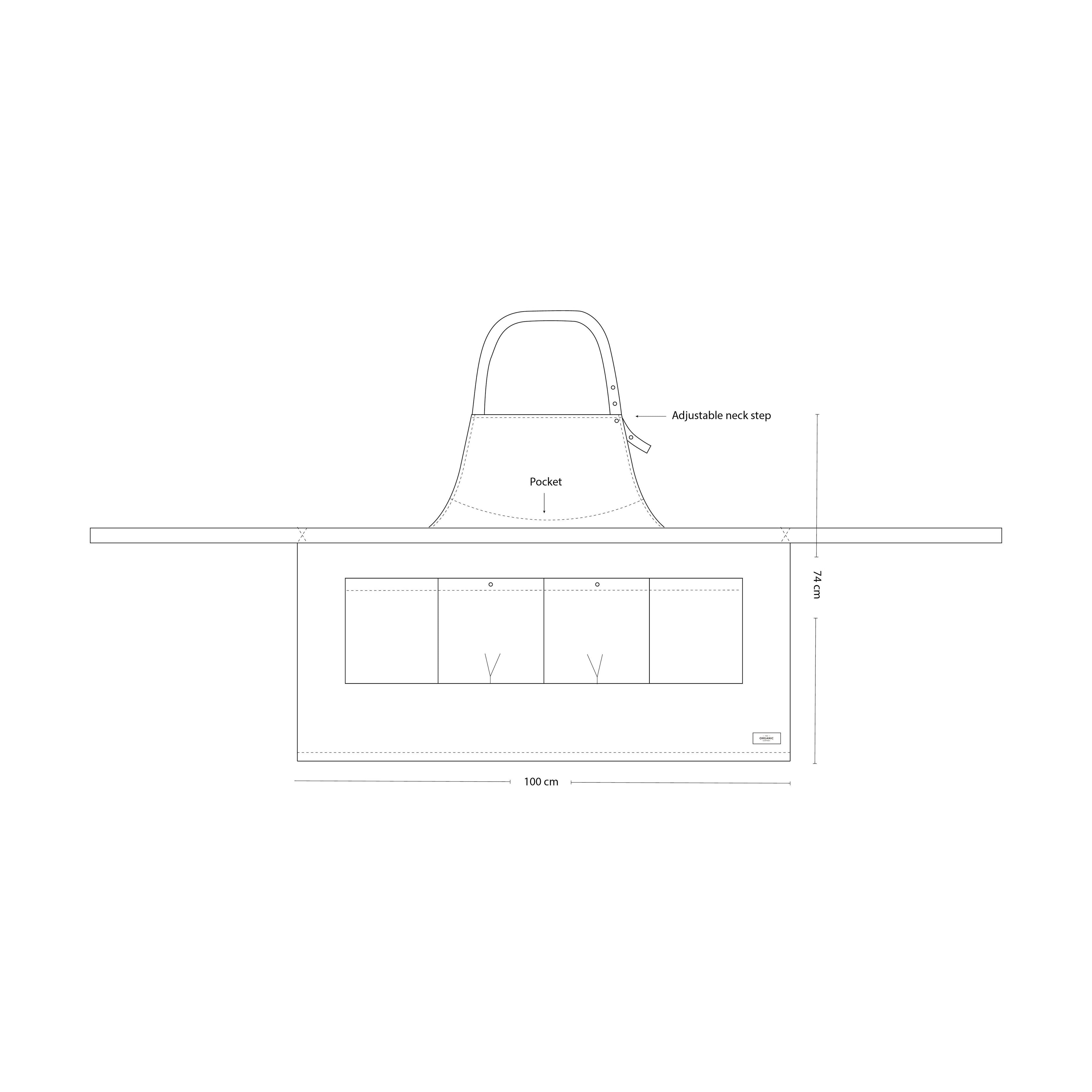 Grembiule Creativo in Cotone Biologico - CASAGIN