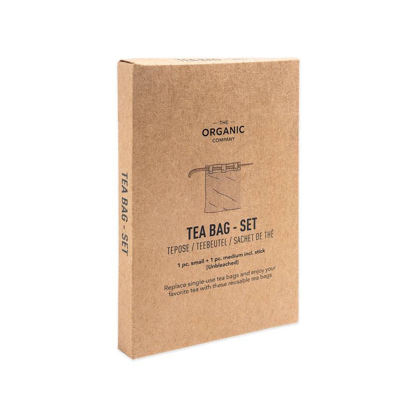 Set Filtri da Tè Riutilizzabili in Cotone Biologico - CASAGIN