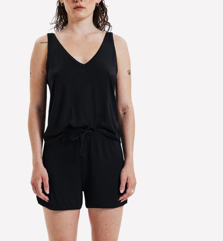 Pigiama corto canotta in Tencel™