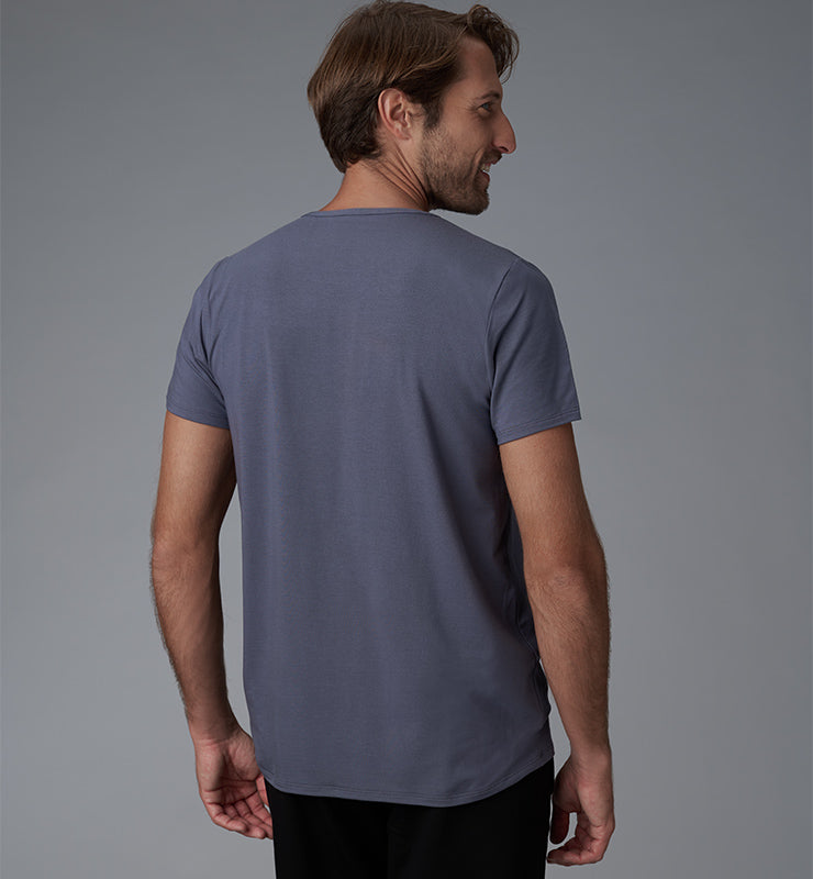 Kurzarm-TENCEL™-T-Shirt für Herren