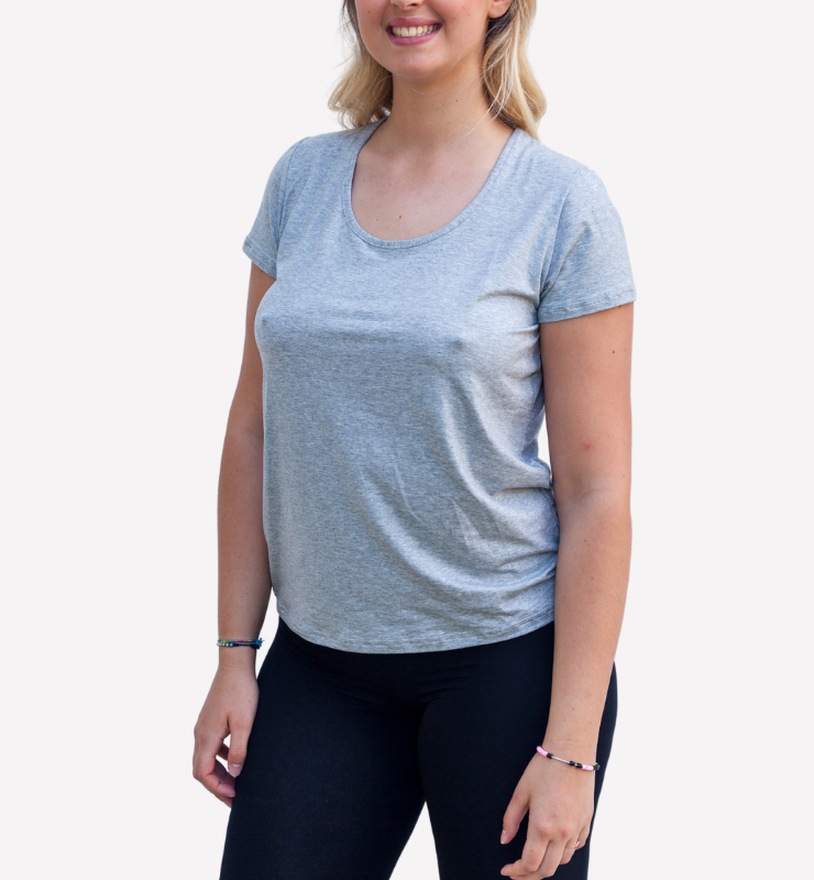 T-shirt Donna in TENCEL™ - Vestibilità Morbida - CASAGIN