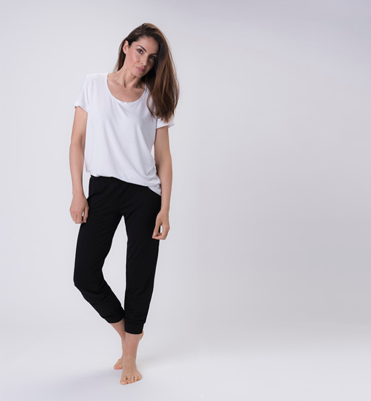 T-shirt Donna in TENCEL™ - Vestibilità Morbida - CASAGIN