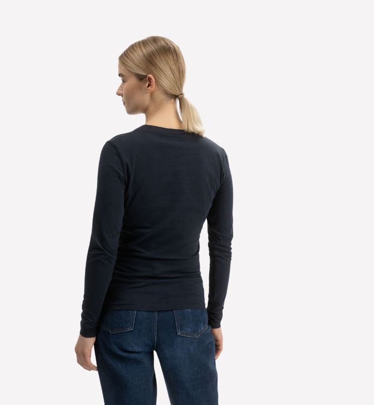 Maglia basic in Cotone Biologico a maniche lunghe