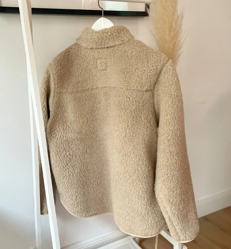 Giubbino in 100% pile di Lana - unisex