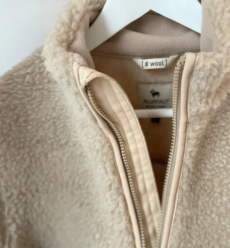 Giubbino in 100% pile di Lana - unisex