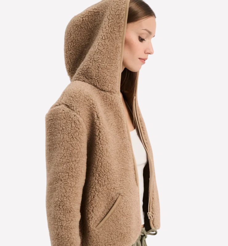 Pile cappuccio lana ultraleggero naturale per comfort e stile