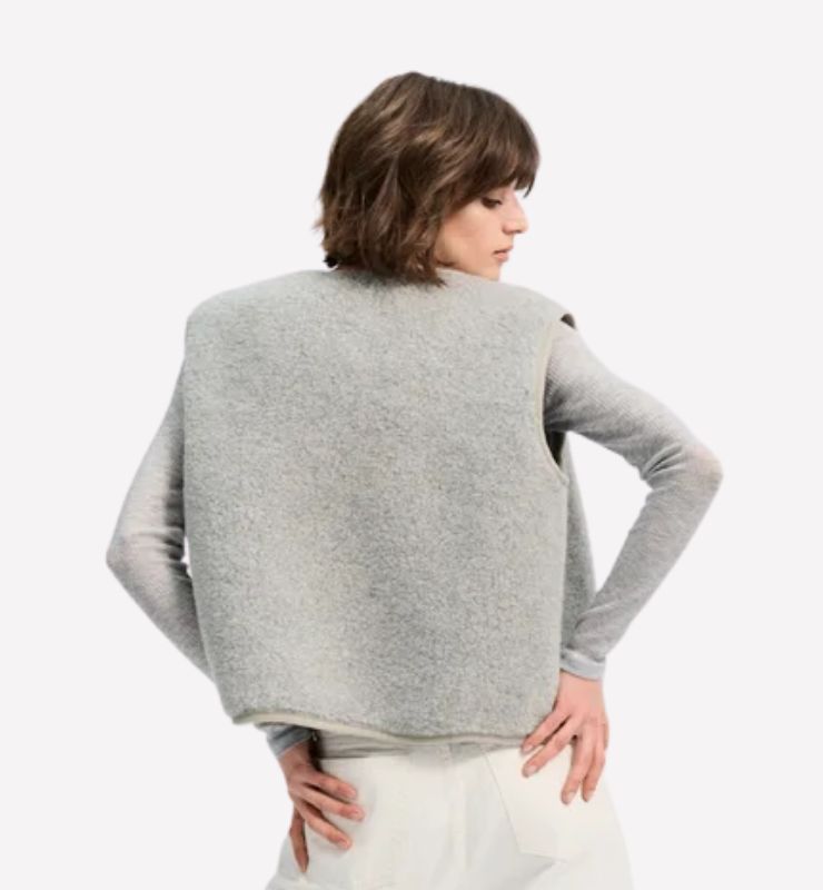 Gilet pile in lana naturale – Il Pile Naturale che Respira