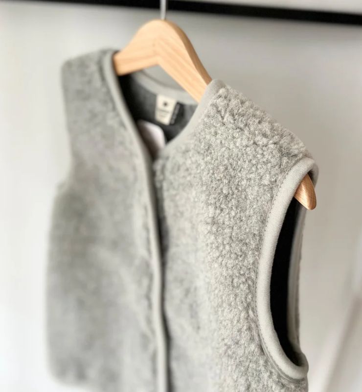 Gilet pile in lana naturale – Il Pile Naturale che Respira