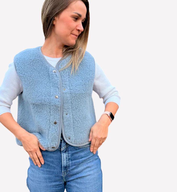 Gilet pile in lana naturale – Il Pile Naturale che Respira