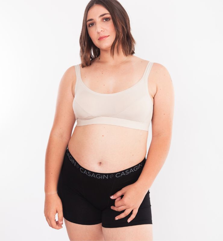 Hipster-/Menstruations-Nachtslip aus Bio-Baumwolle