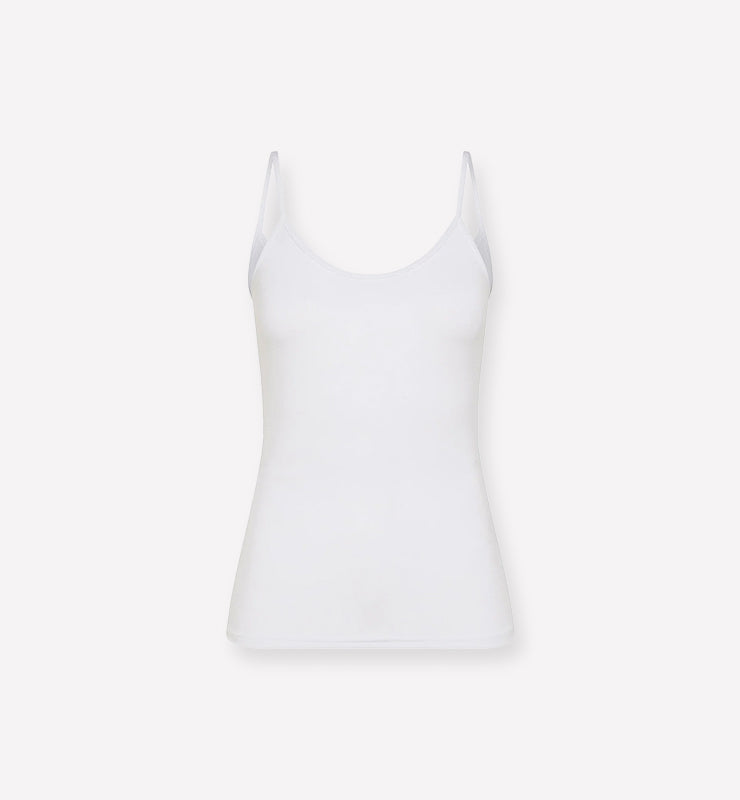 Canotta a spallina fina in TENCEL™ - CASAGIN