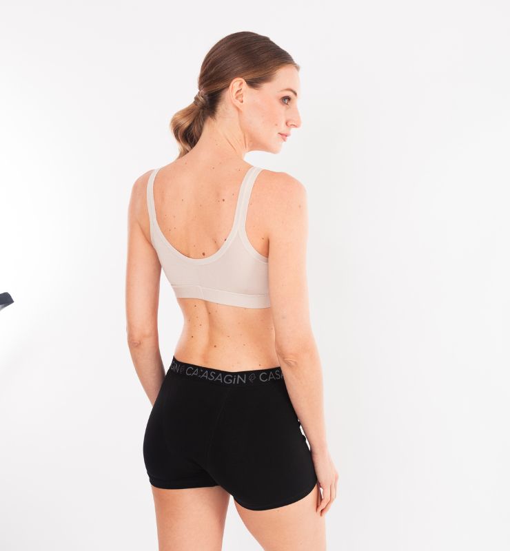 Hipster-/Menstruations-Nachtslip aus Bio-Baumwolle