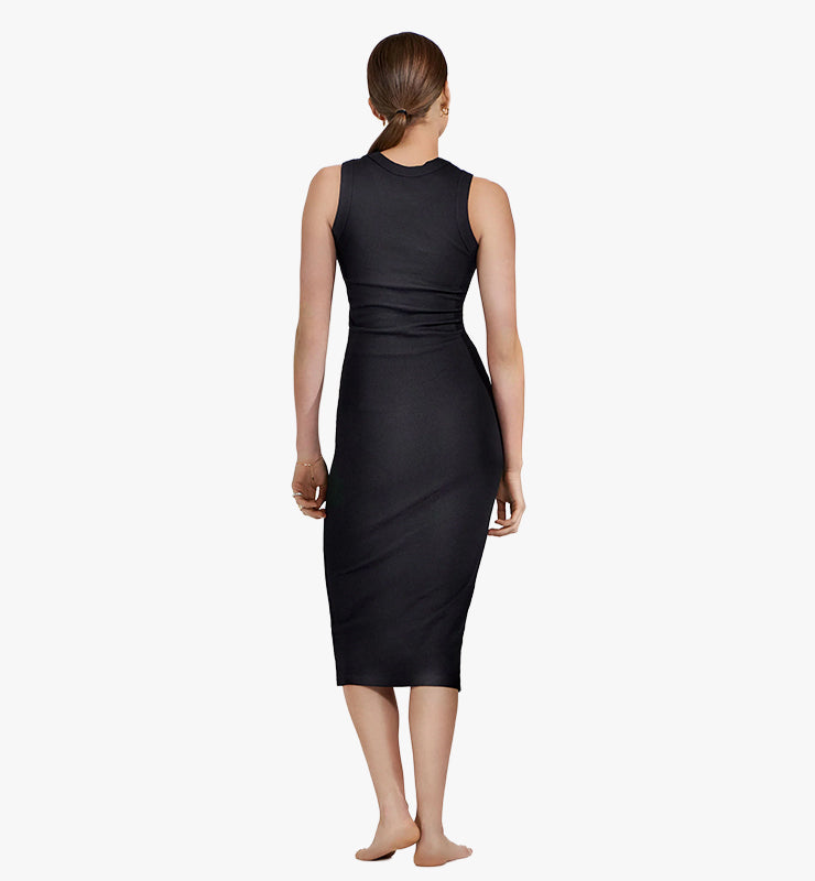 Abito Midi Tubino a Coste in Cotone Biologico - CASAGIN