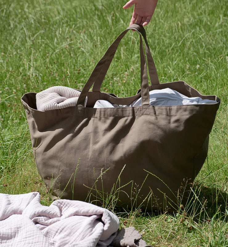 Borsone spazioso in canvas di cotone organico - CASAGIN