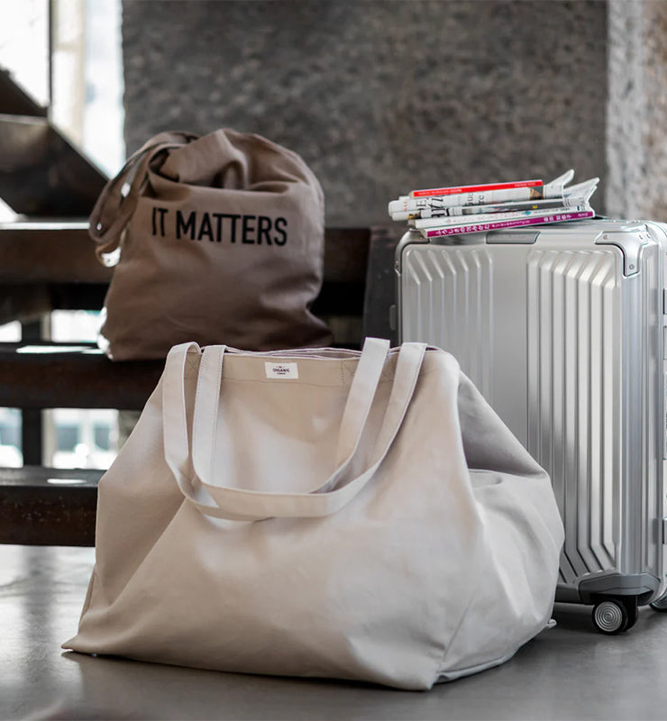 Borsone spazioso in canvas di cotone organico - CASAGIN