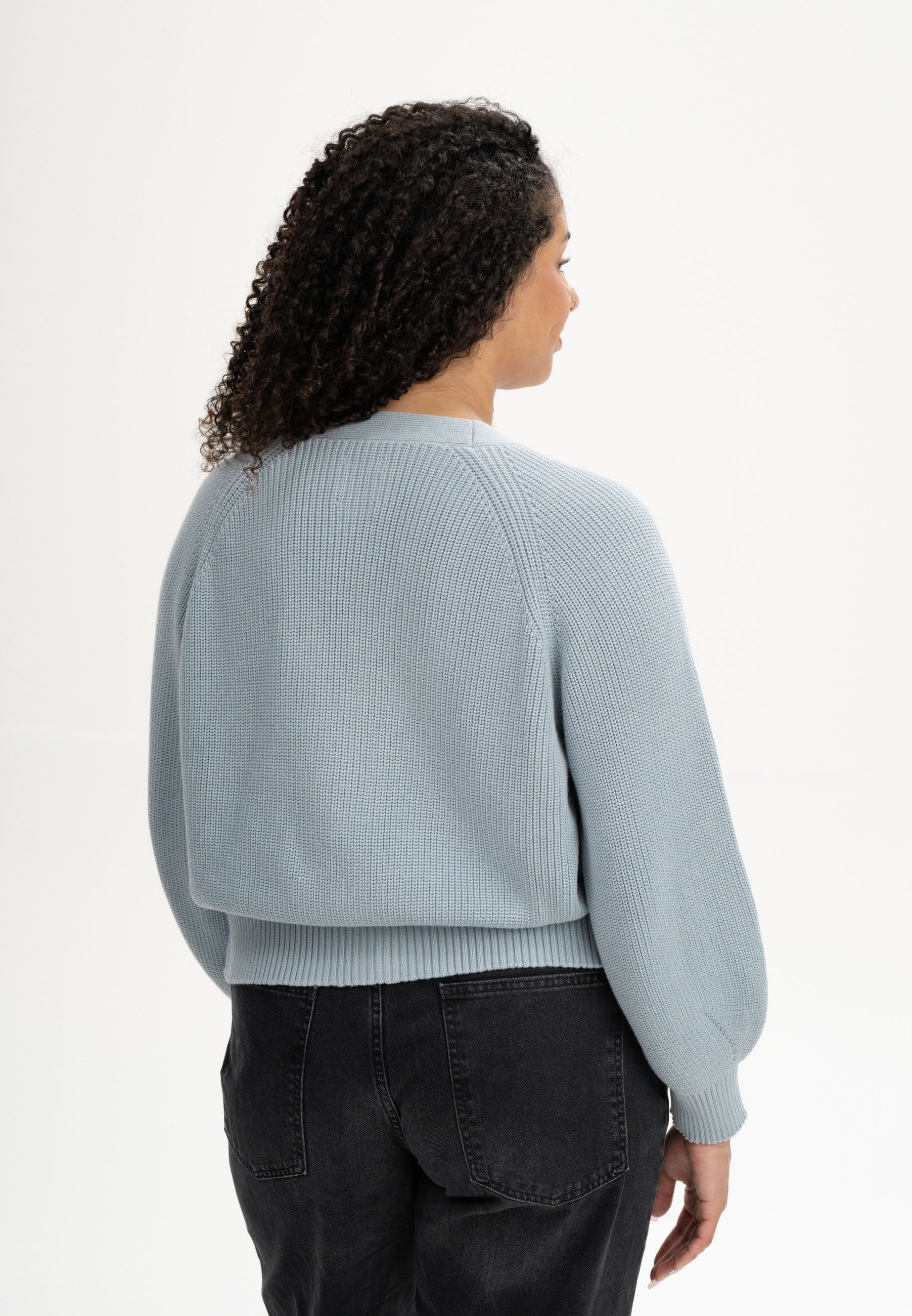 Cardigan in Maglia 100% cotone organico