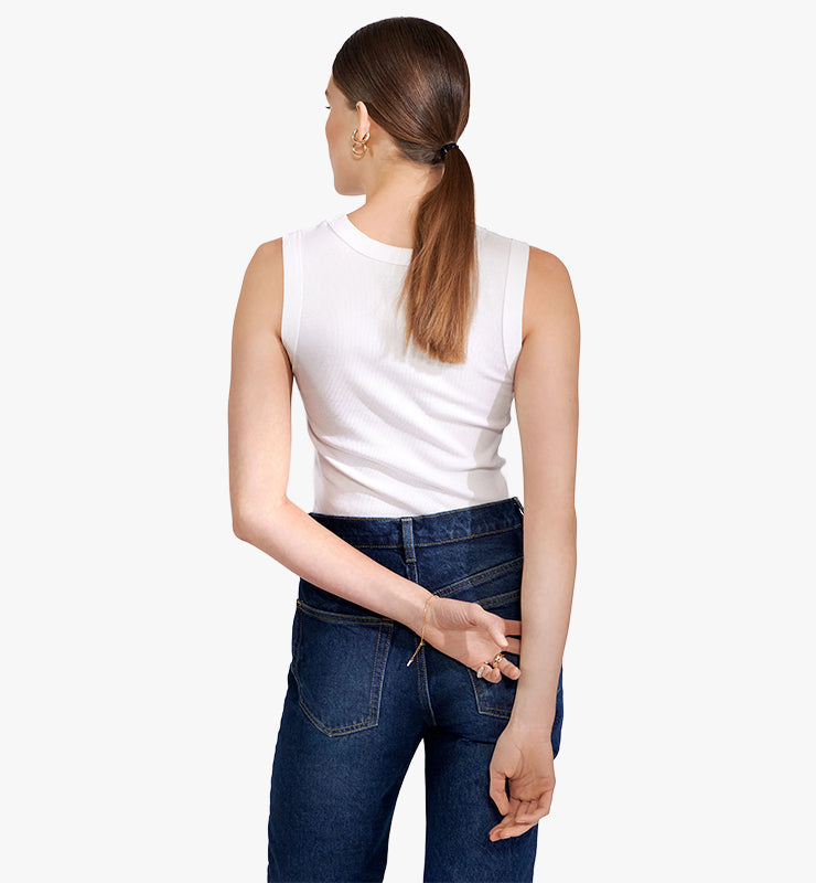 Canotta a Coste in Cotone Organico - CASAGIN
