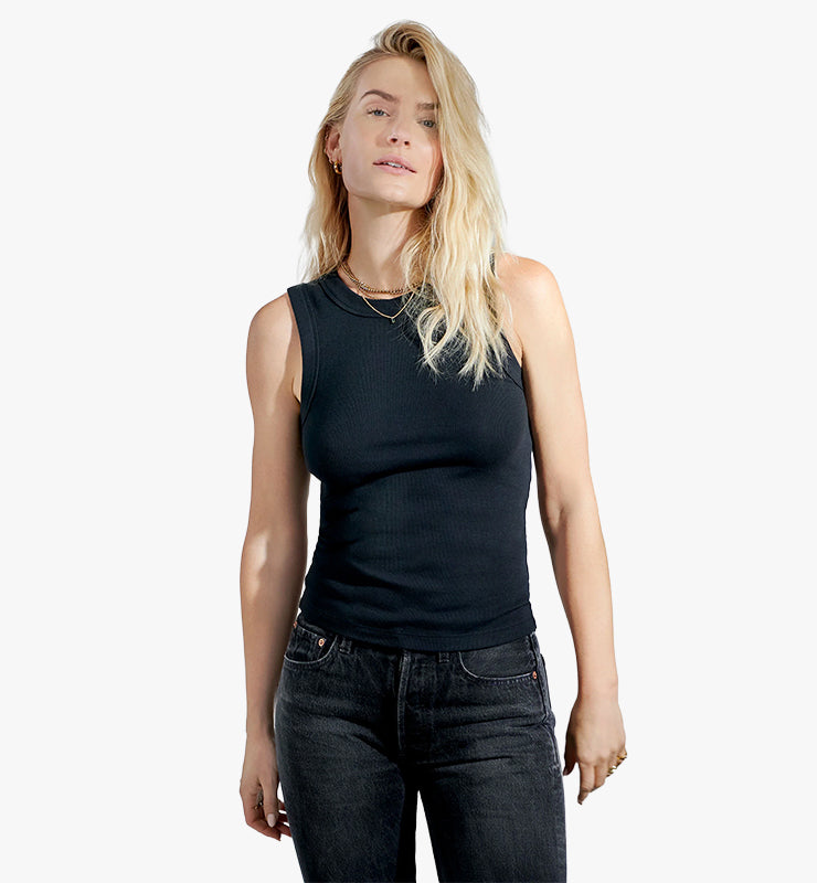 Canotta a Coste in Cotone Organico - CASAGIN