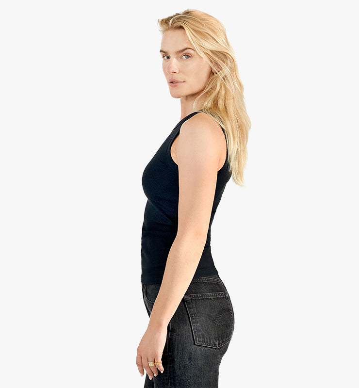 Canotta a Coste in Cotone Organico - CASAGIN