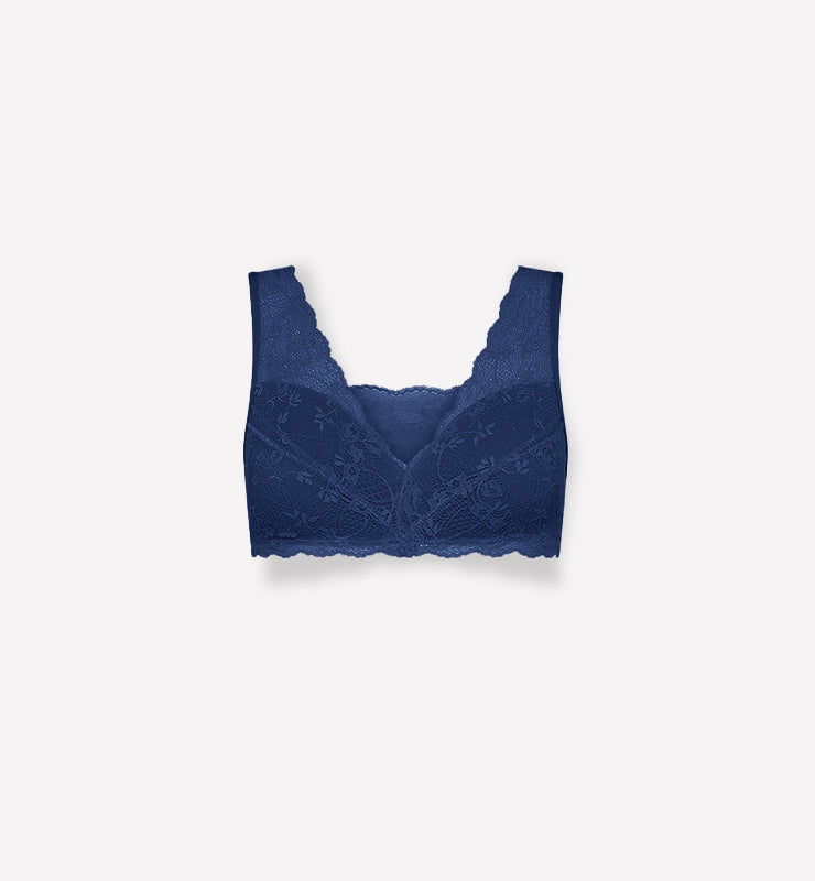 Reggiseno in tessuto naturale e pizzo biodegradabile - CASAGIN