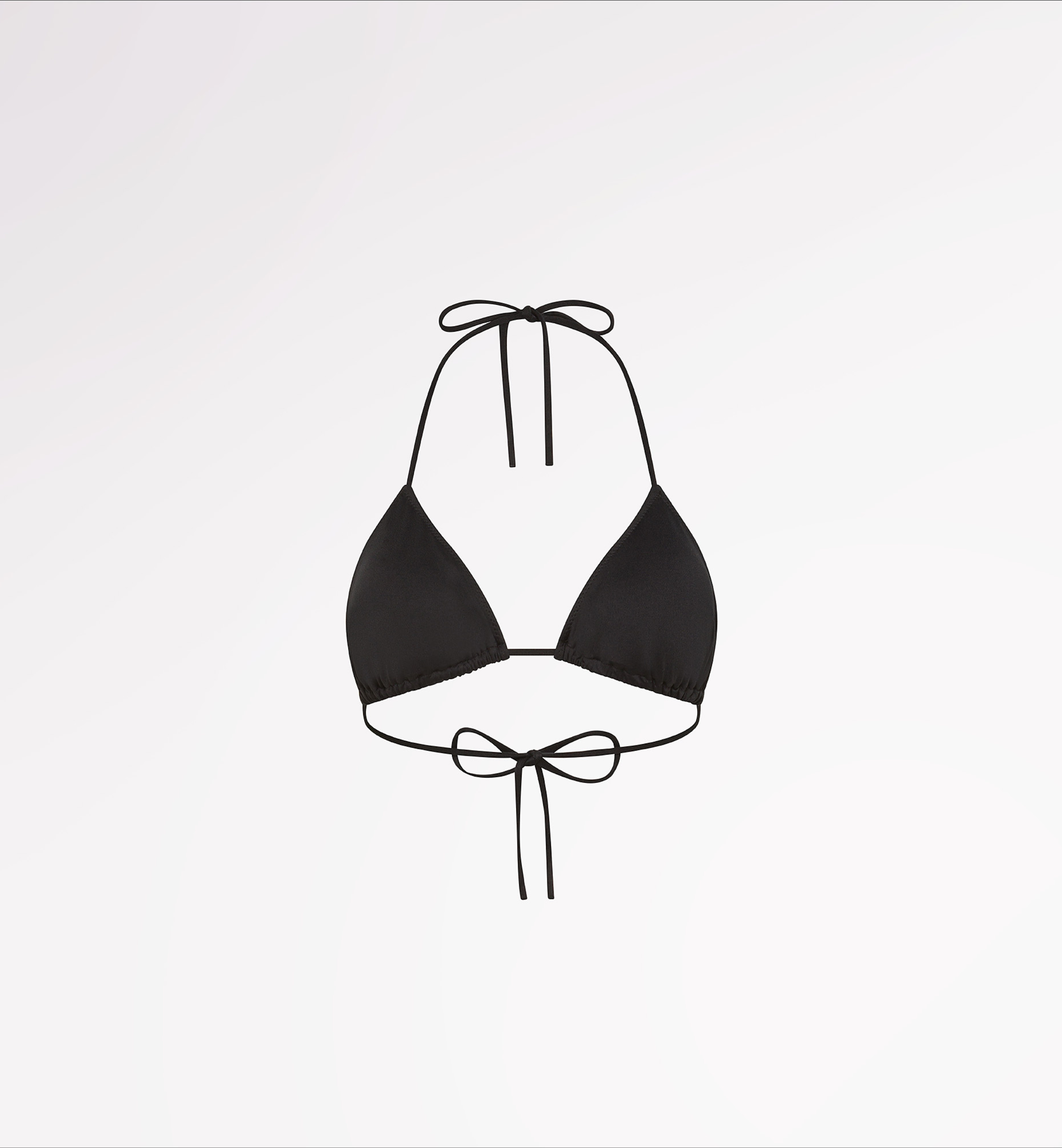 Top triangolo con coppa in tessuto riciclato