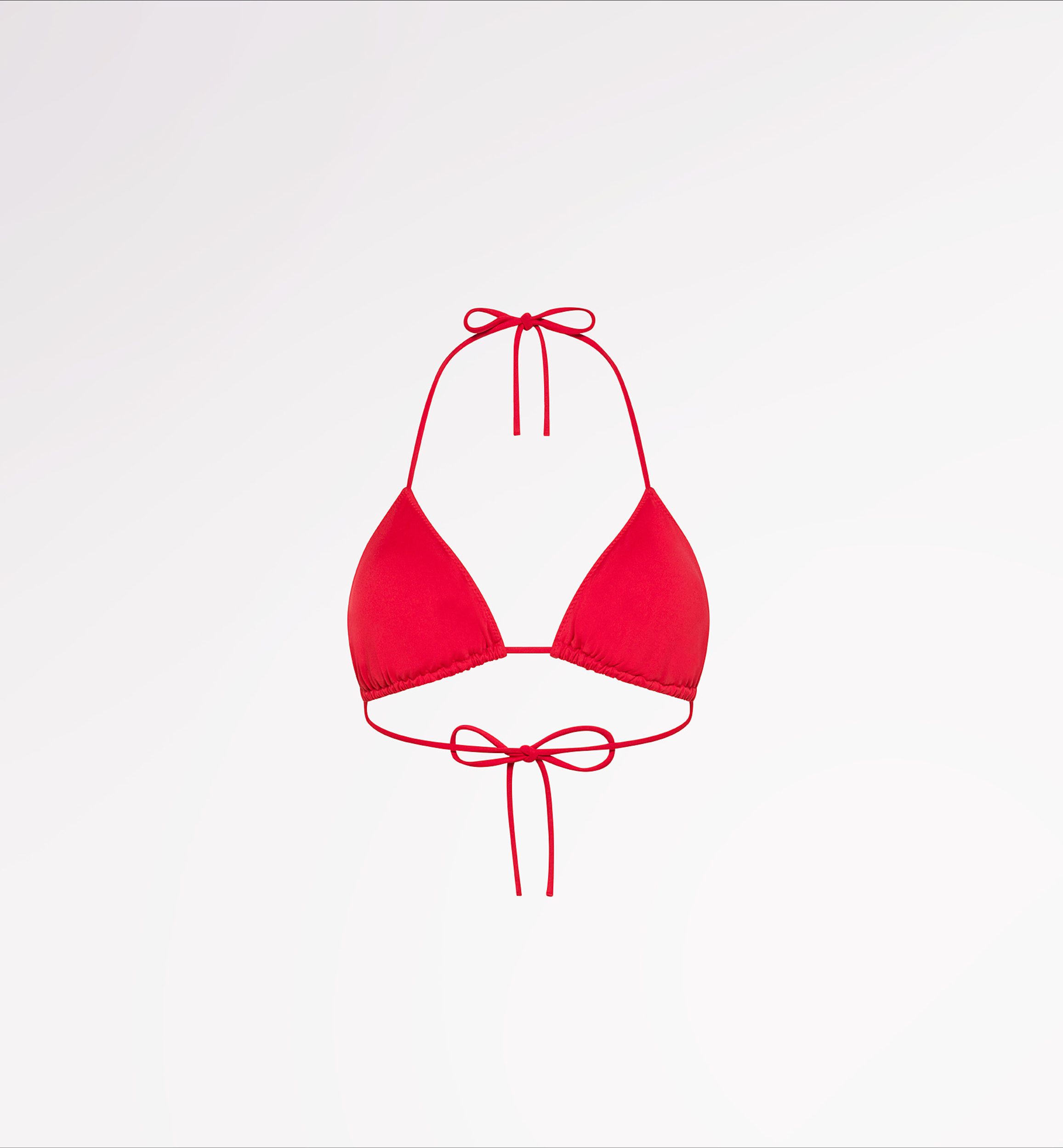 Top triangolo con coppa in tessuto riciclato