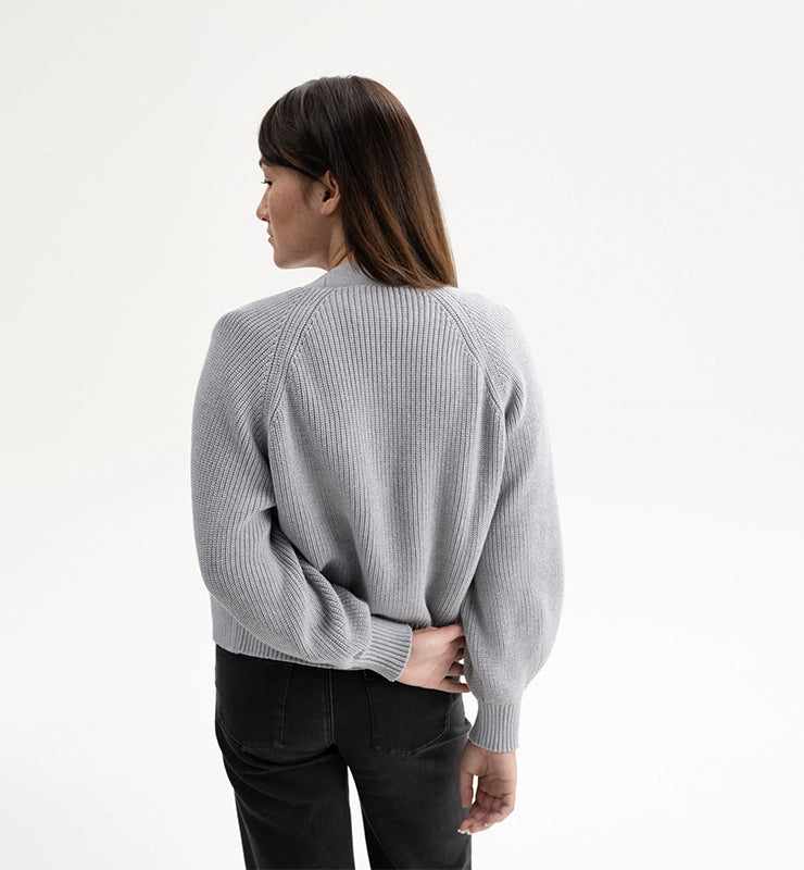 Cardigan in Maglia 100% cotone organico - CASAGIN