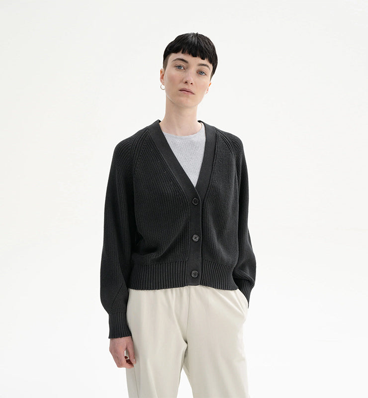 Cardigan in Maglia 100% cotone organico - CASAGIN