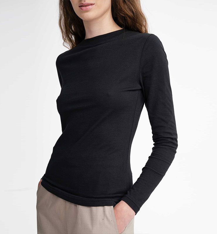 Maglia maniche lunghe basic in 100% Cotone Biologico - CASAGIN