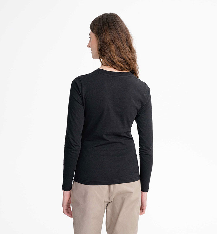 Maglia maniche lunghe basic in 100% Cotone Biologico - CASAGIN