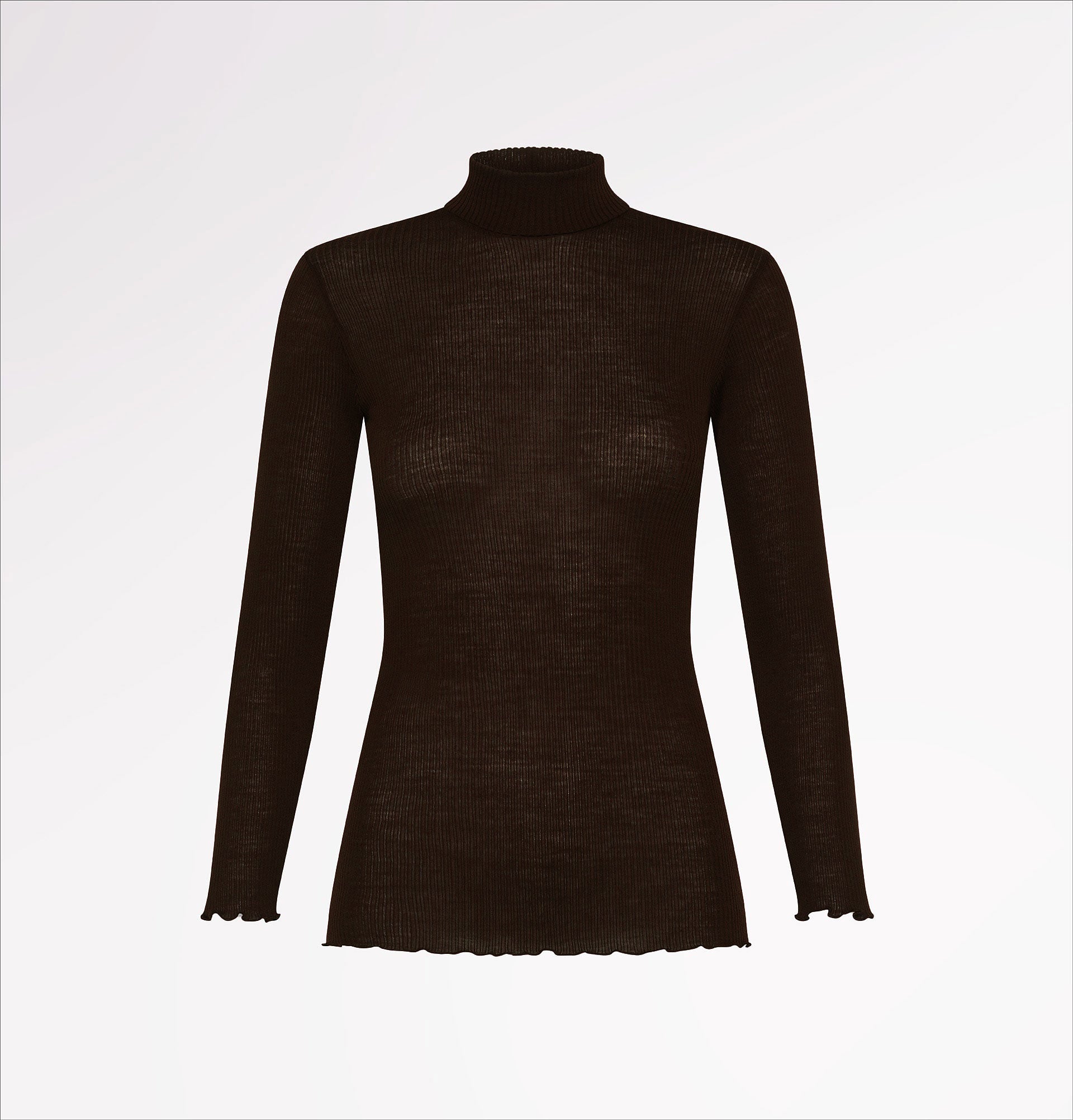 Lupetto in lana a manica lunga