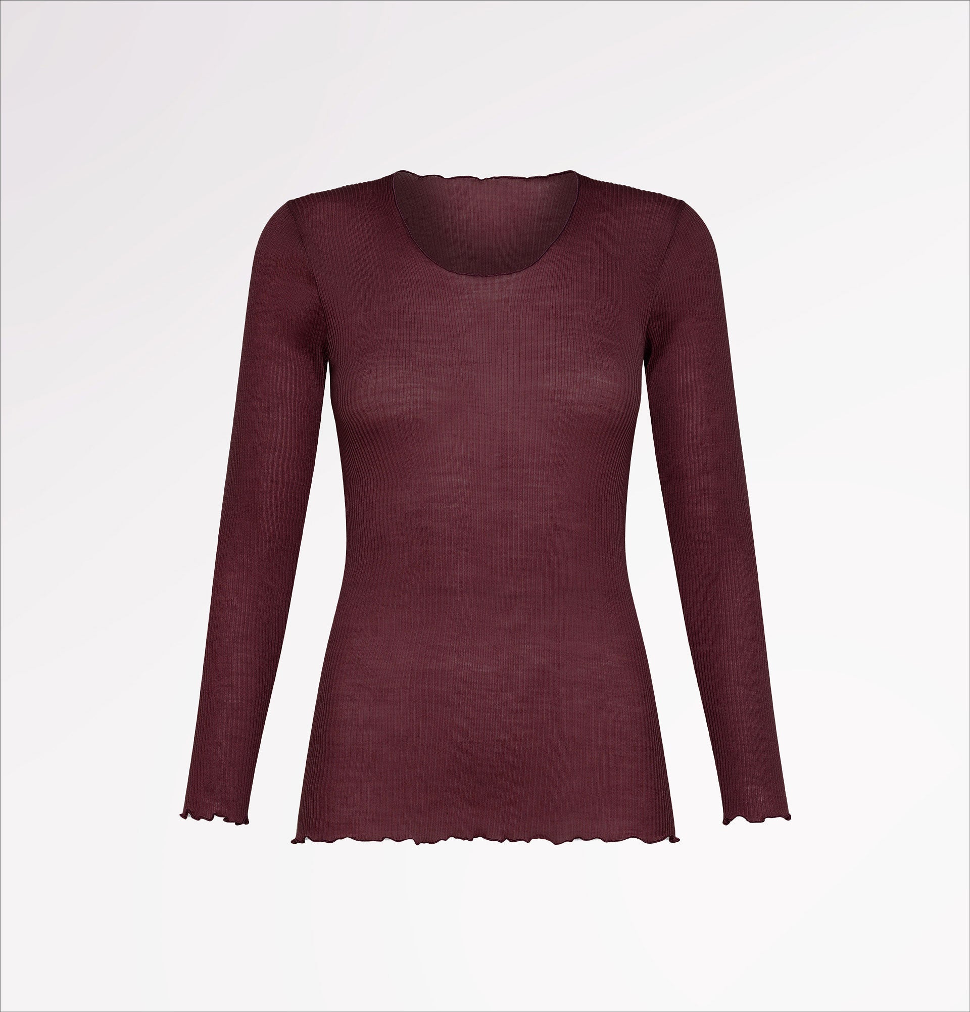 Maglia girocollo in lana a manica lunga - CASAGIN