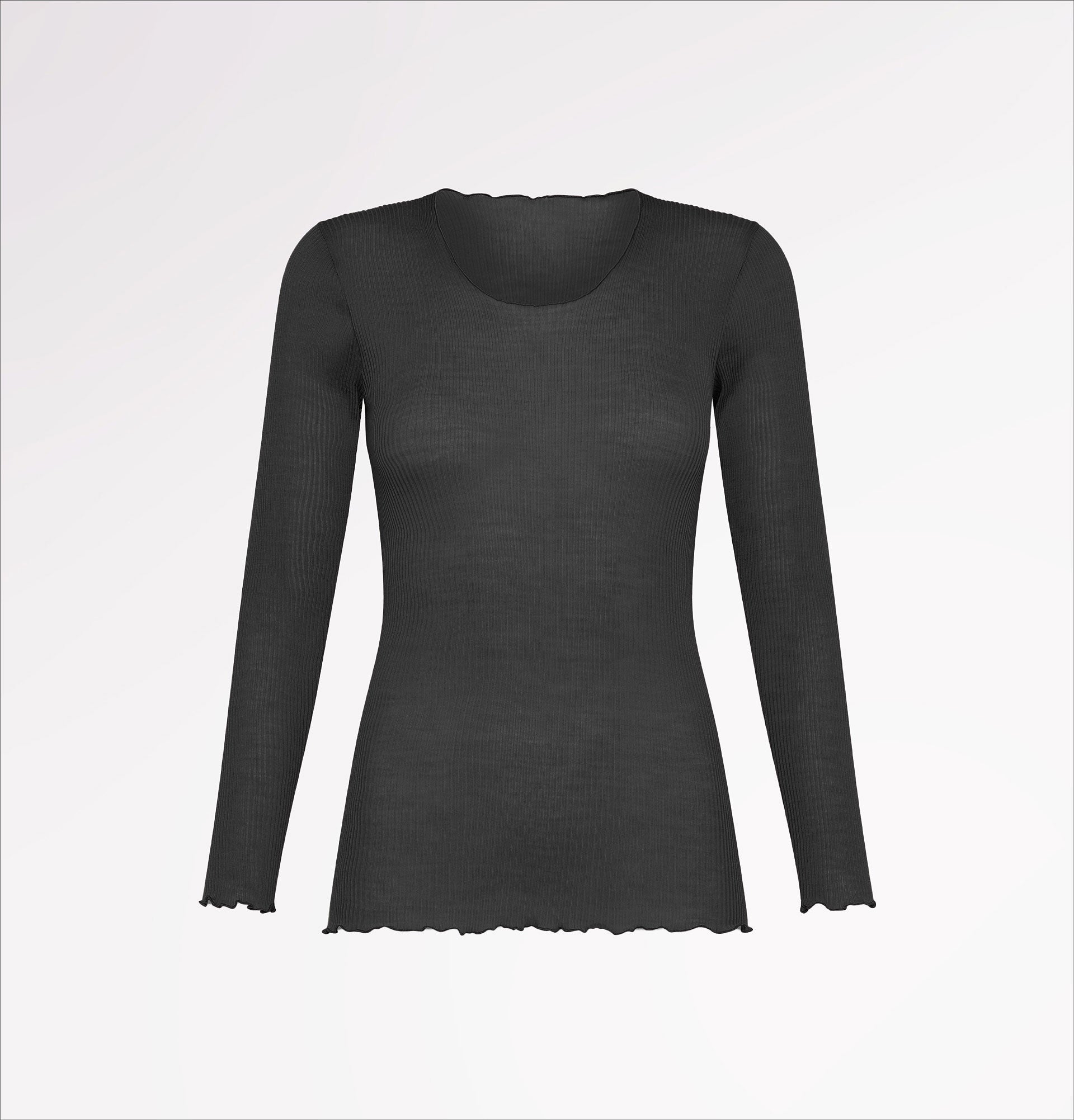 Maglia girocollo in lana a manica lunga - CASAGIN