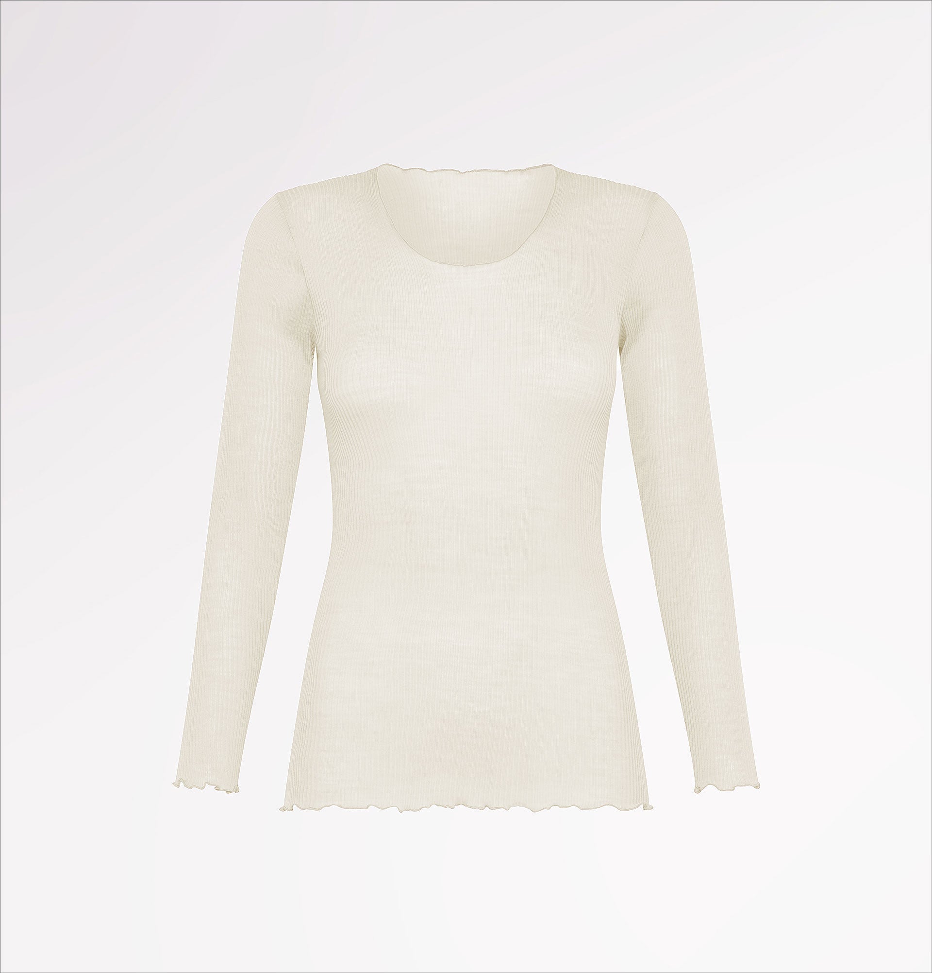 Maglia girocollo in lana a manica lunga - CASAGIN