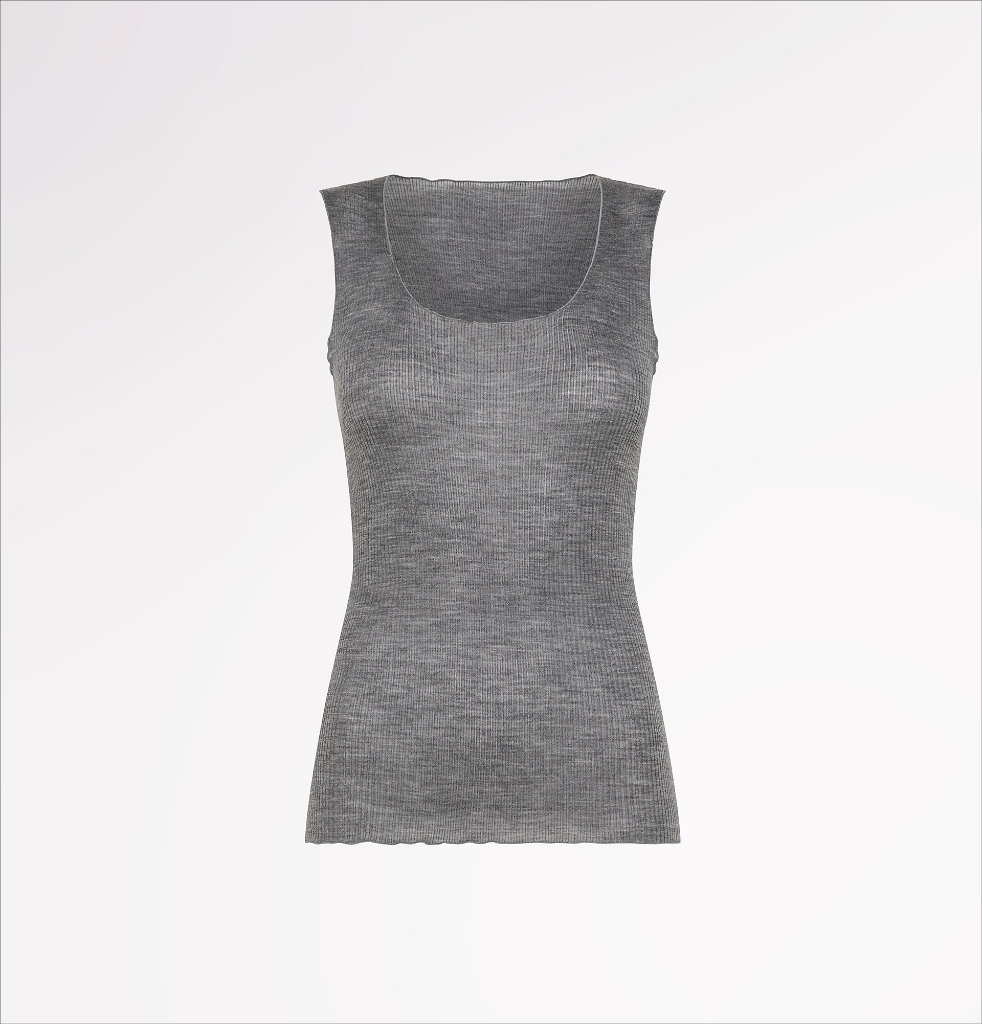 Canotta in lana a spalla larga - CASAGIN