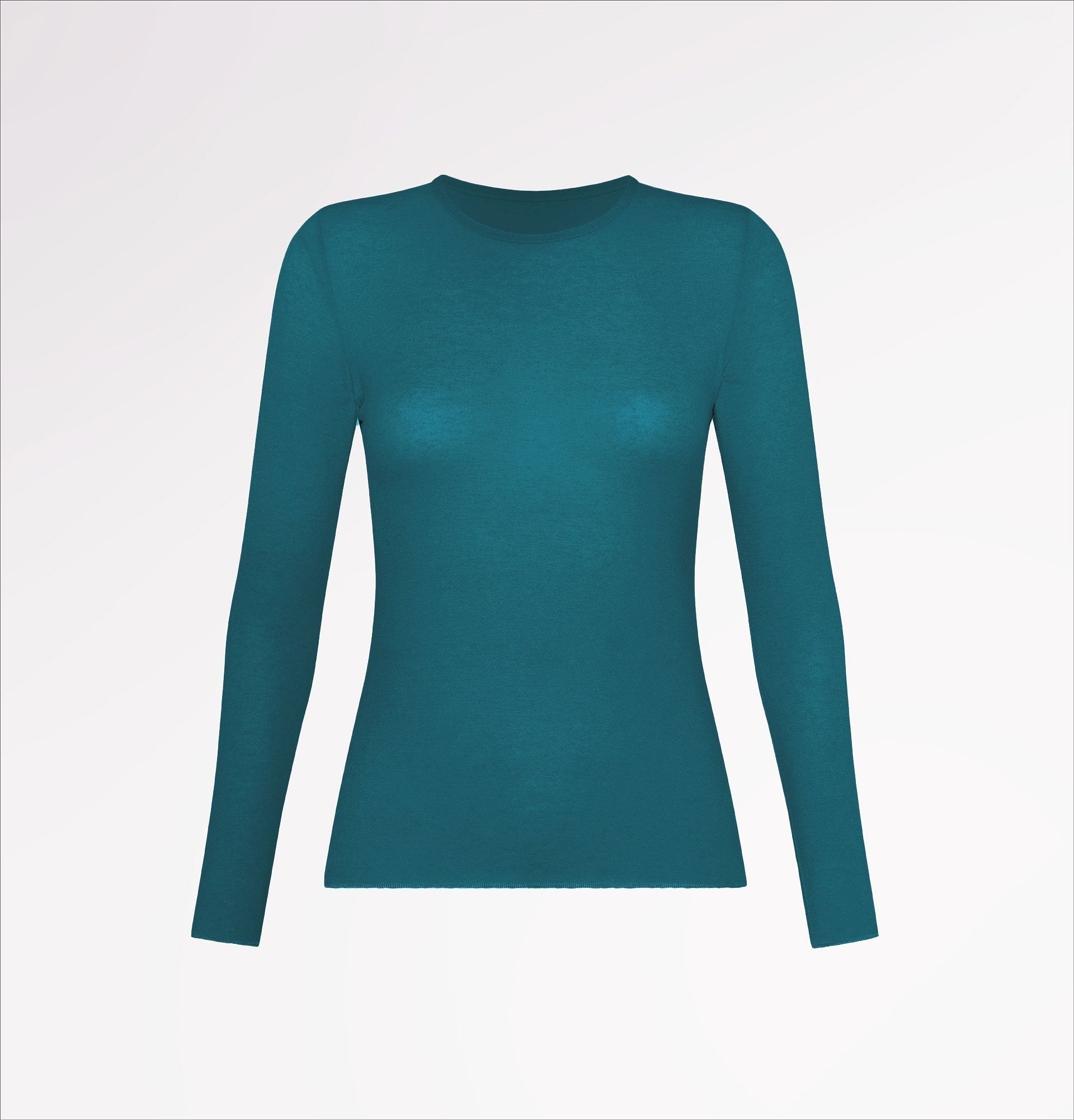 Maglia girocollo in TENCEL™ cashmere a manica lunga - CASAGIN