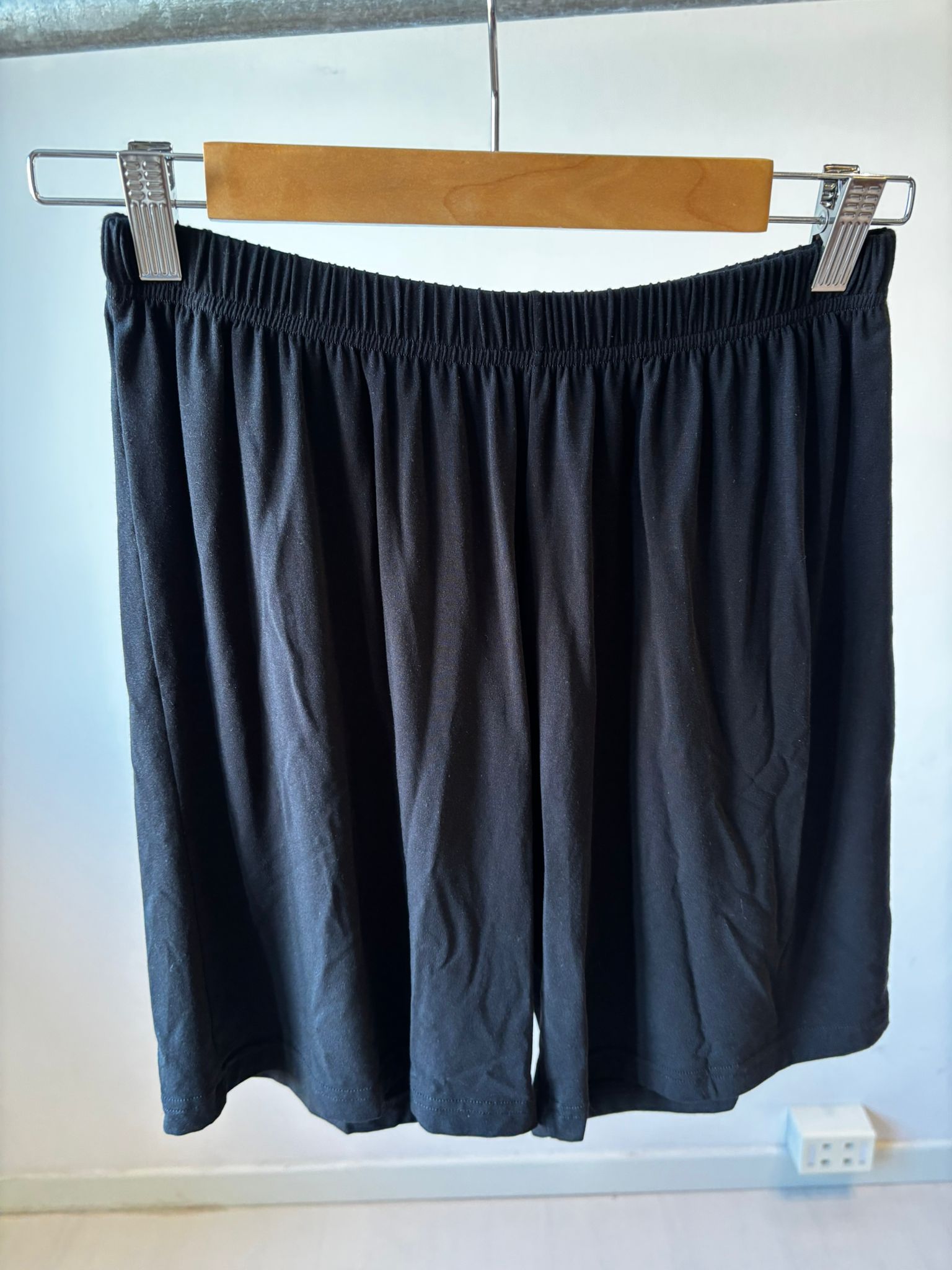 Pantaloncino corto morbido Tencel™ nero
