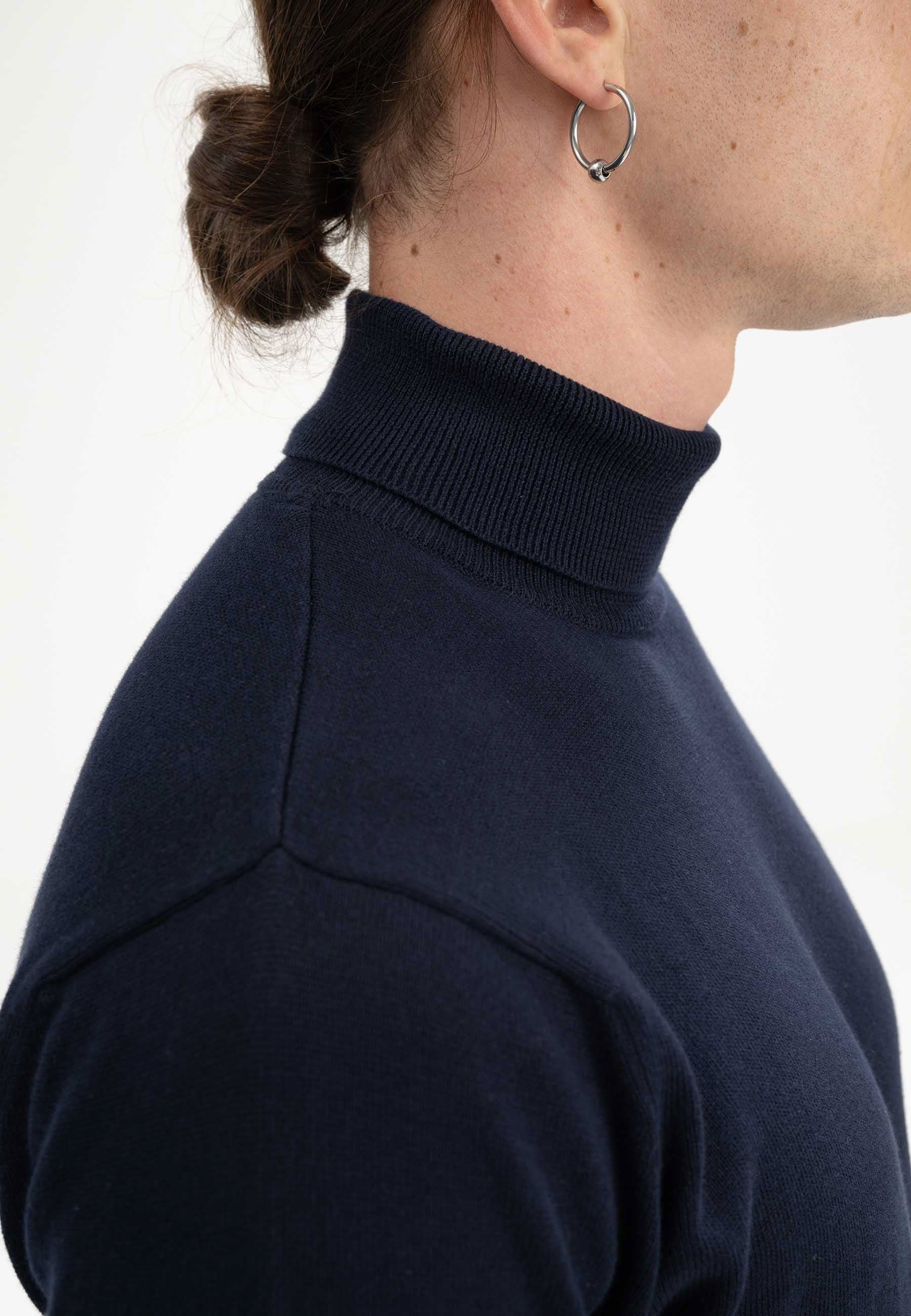 Maglioncino a collo alto in Cotone Organico GOTS - CASAGIN