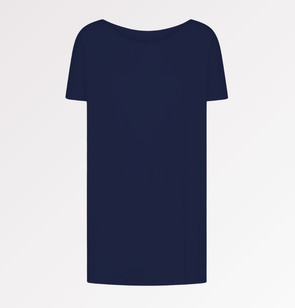 Maximaglia taglio laser in TENCEL™ a maniche corte - CASAGIN