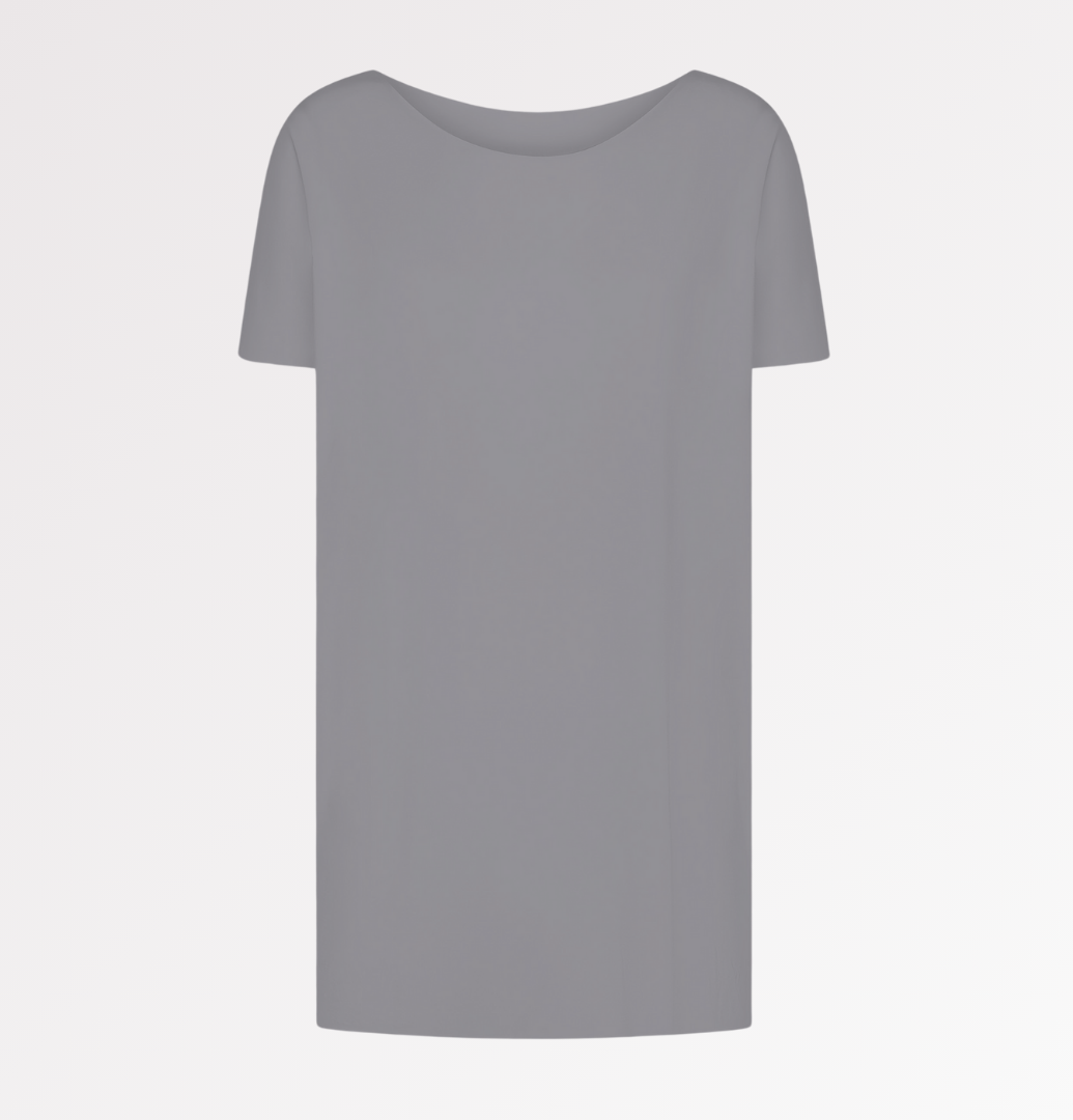 Maximaglia taglio laser in TENCEL™ a maniche corte - CASAGIN