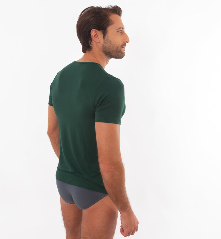 Kurzarm-TENCEL™-T-Shirt für Herren