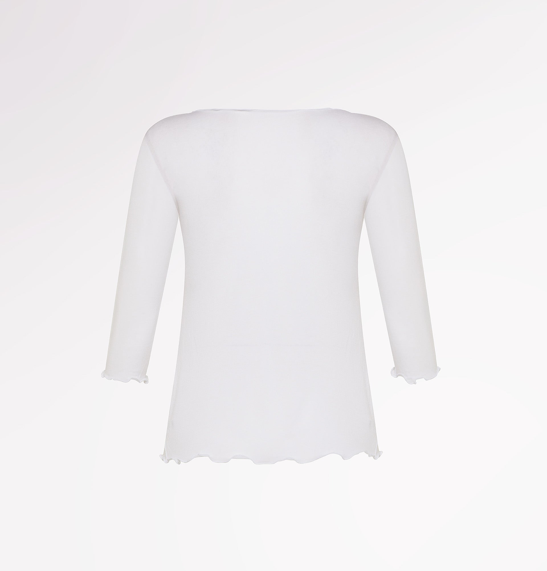 Maglia girocollo in TENCEL™ seta maniche a tre quarti - CASAGIN