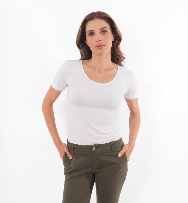 T-shirt in TENCEL™ a maniche corte - CASAGIN