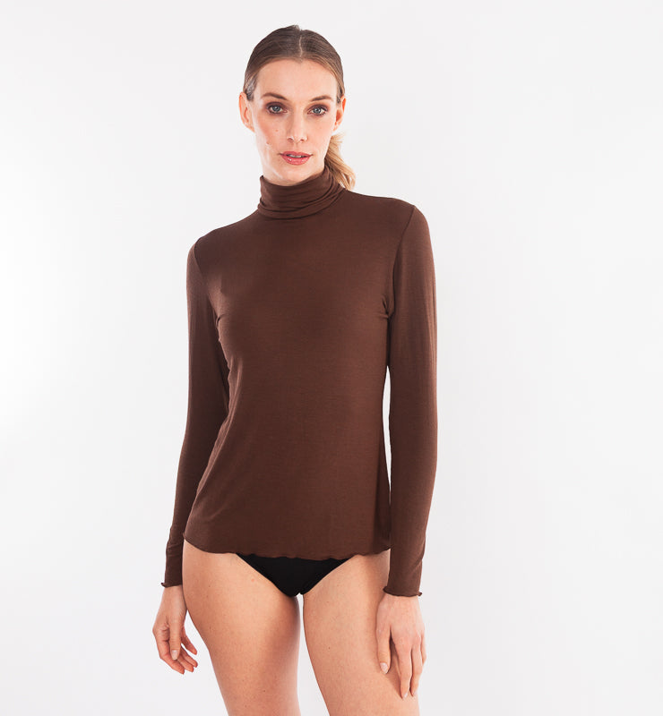 Dolcevita in TENCEL™ cashmere a manica lunga