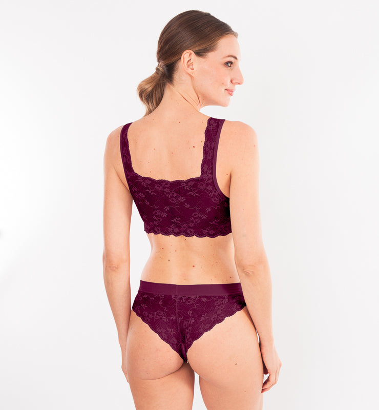 BH aus Naturstoff und biologisch abbaubarer Spitze