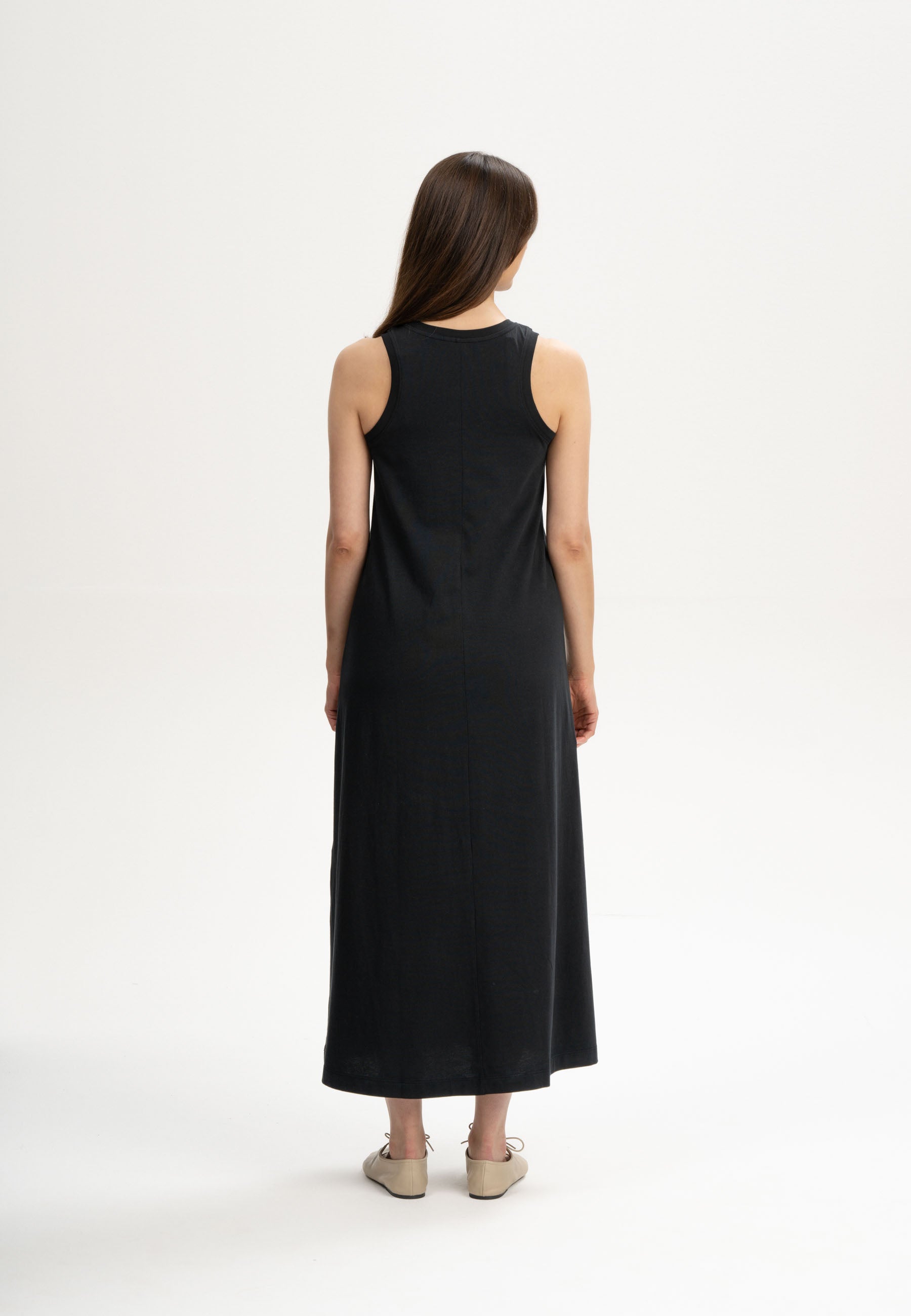 Maxi Abito lungo in Cotone Biologico