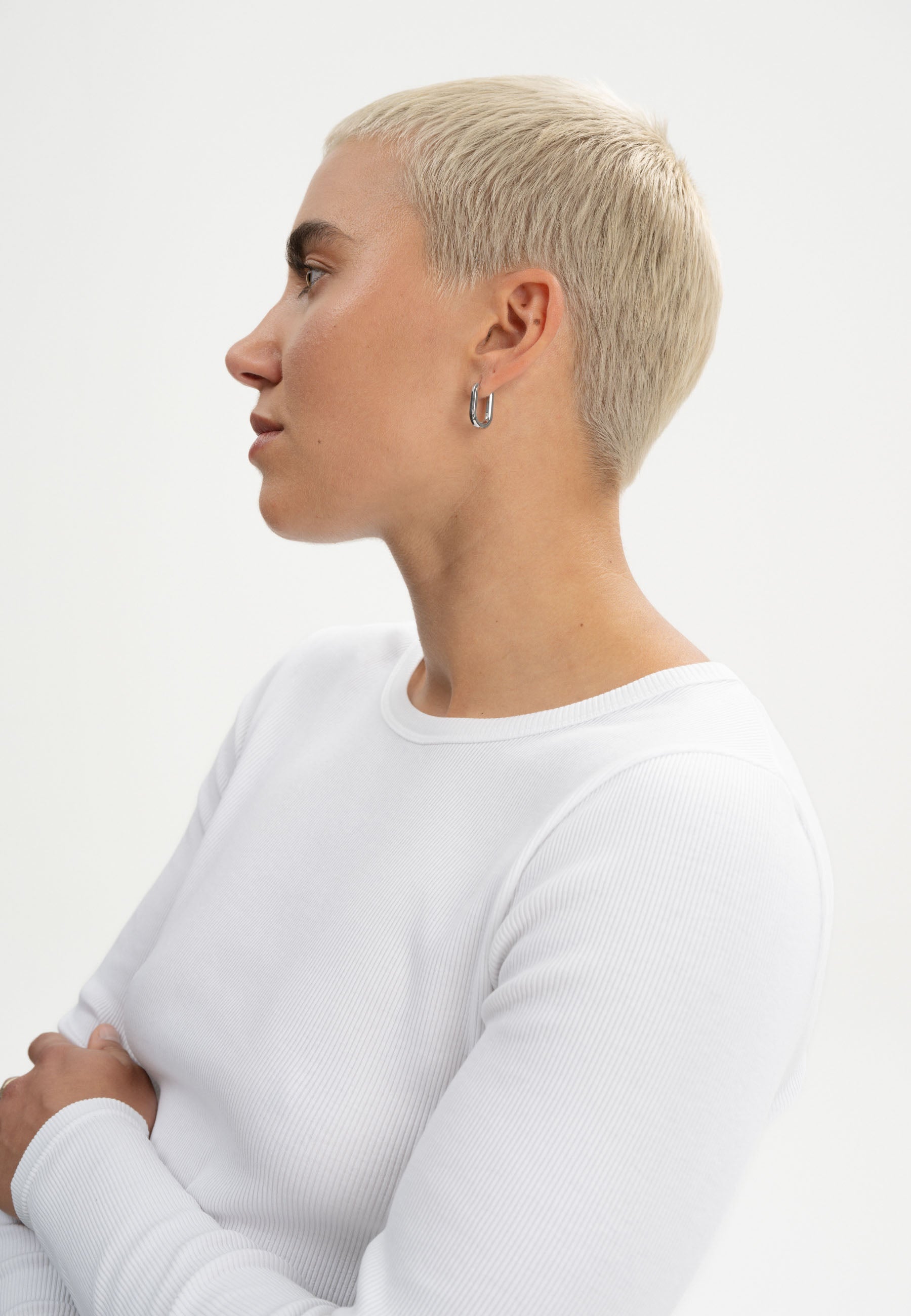 Maglia costina in Cotone Biologico a maniche lunghe