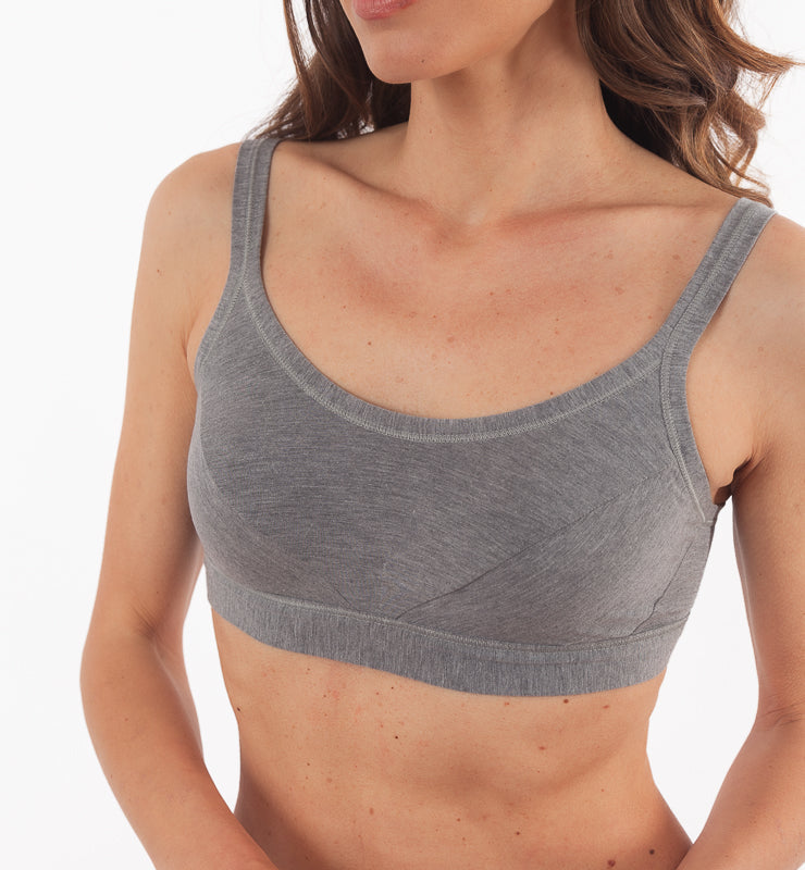 Bra with cup without elastic in TENCEL™