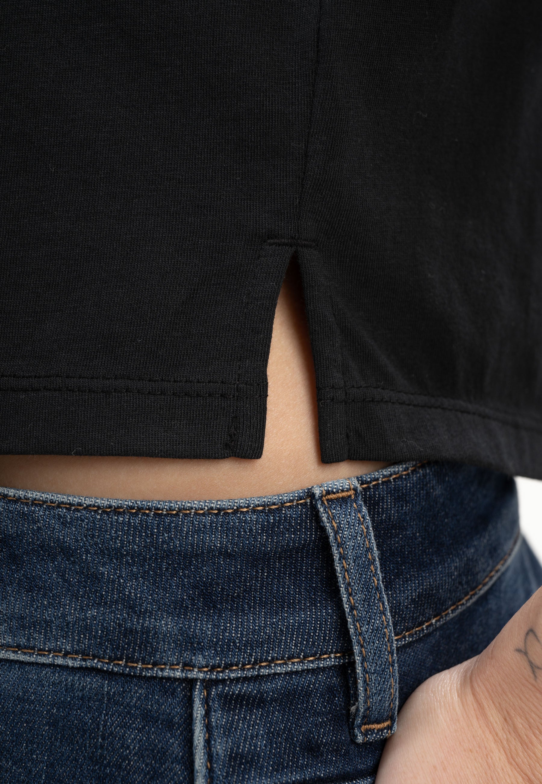 Canotta over crop in 100% Cotone Biologico